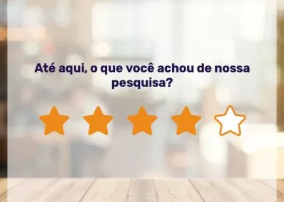 Nível de Satisfação Estrelas