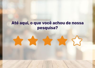 Nível de Satisfação Estrelas